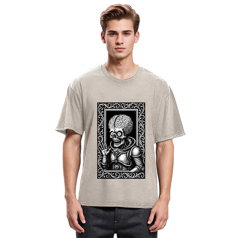 Tokyosol Mars Attacks Washed T-Shirt