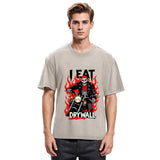 Tokyosol Eat Drywall Funny Meme Washed T-Shirt