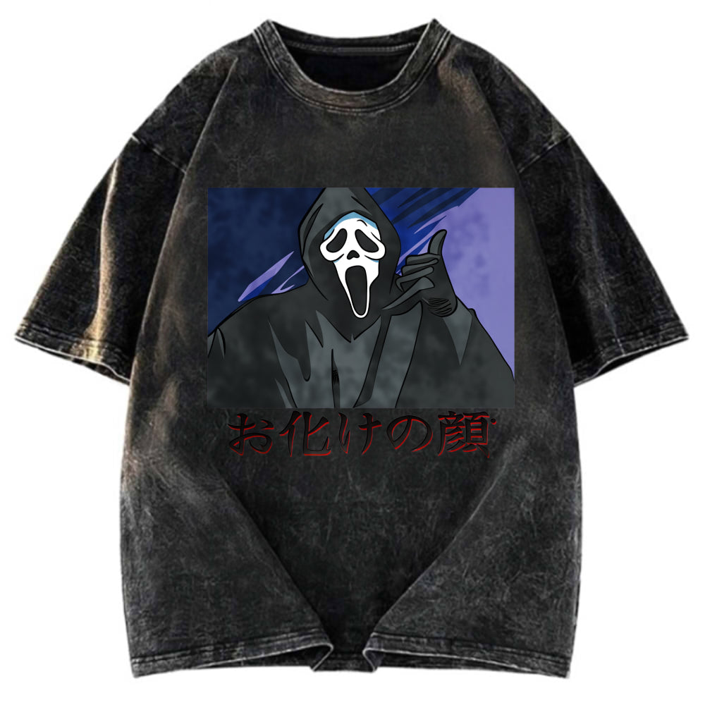 Tokyosol Ghost Face Japanese Washed T-Shirt