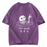 Tokyosol Drowned Skeleton Washed T-Shirt