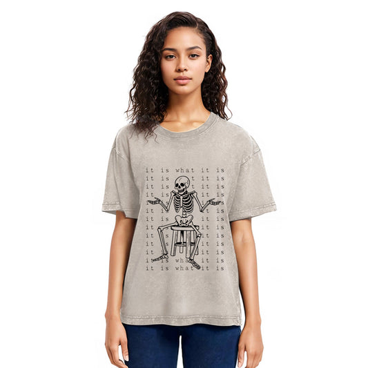Tokyosol Helpless Skeleton Washed T-Shirt