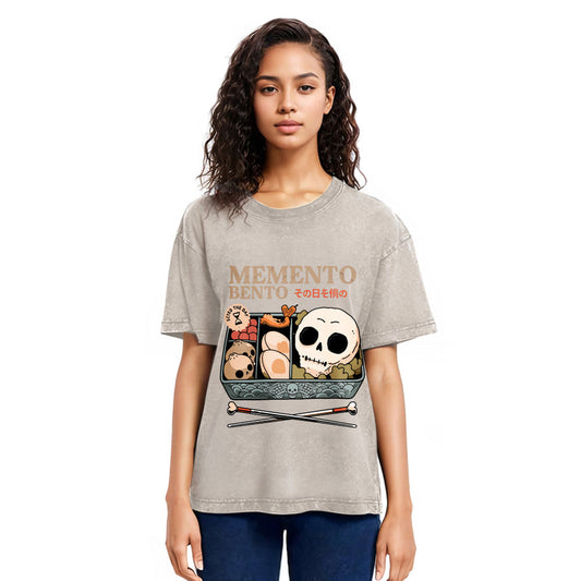 Tokyosol Memento Bento Skull Washed T-Shirt