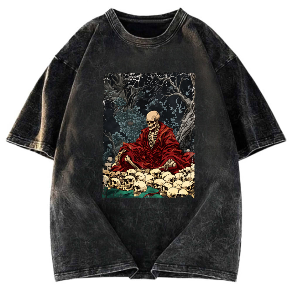 Tokyosol Guardian Of The Skulls Washed T-Shirt