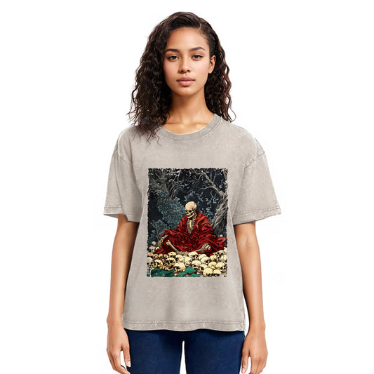 Tokyosol Guardian Of The Skulls Washed T-Shirt