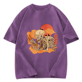 Tokyosol Yokai Ramen and Cats Washed T-Shirt