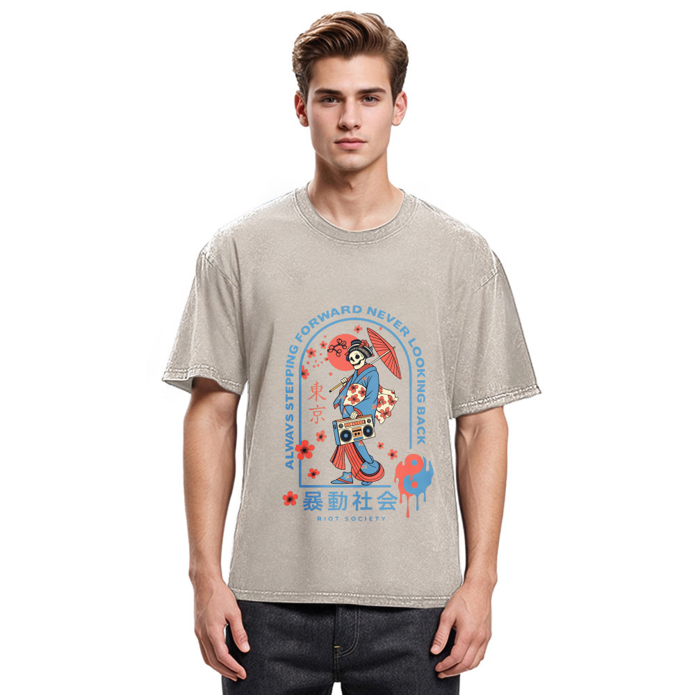 Tokyosol Riot Society Washed T-Shirt
