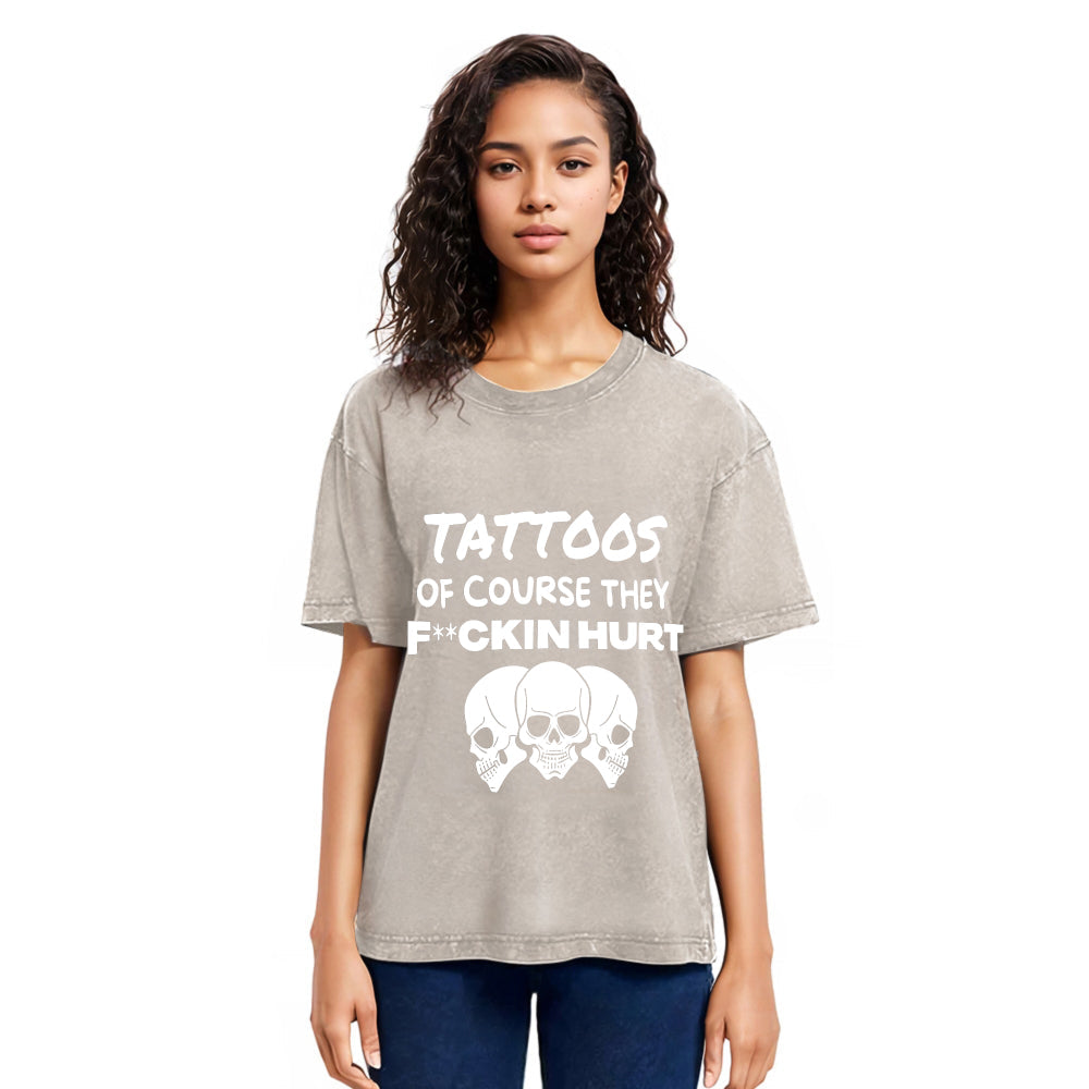 Tokyosol Tattoo Art Design Washed T-Shirt