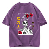 Tokyosol Japanese Samurai Geisha Skull Classic T-Shirt
