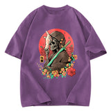 Tokyosol Mask Samurai Skull Japanese Classic T-Shirt
