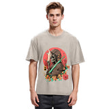 Tokyosol Mask Samurai Skull Japanese Classic T-Shirt