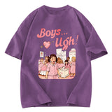 Tokyosol Boys Ugh Funny Valentine Washed T-Shirt
