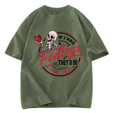 Tokyosol If I Had Feelings Valentine Washed T-Shirt