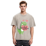 Tokyosol Love Valentines Day Dino Washed T-Shirt