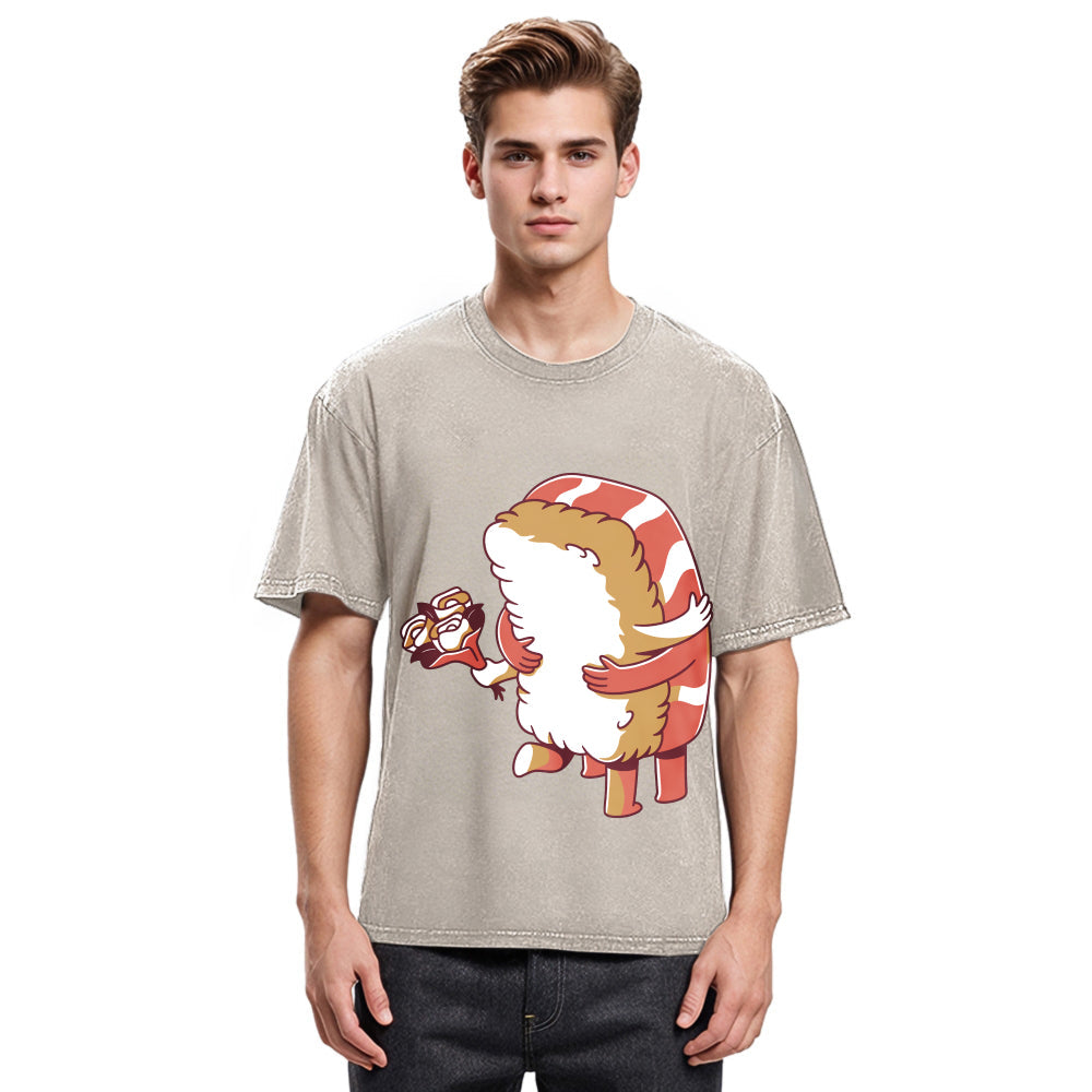Tokyosol Sushi Of Love Washed T-Shirt