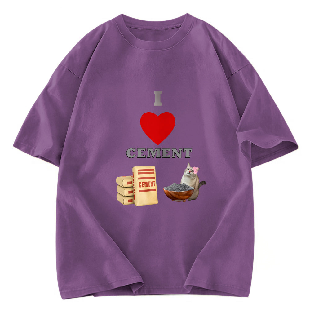 Tokyosol I LOVE CEMENT Washed T-Shirt