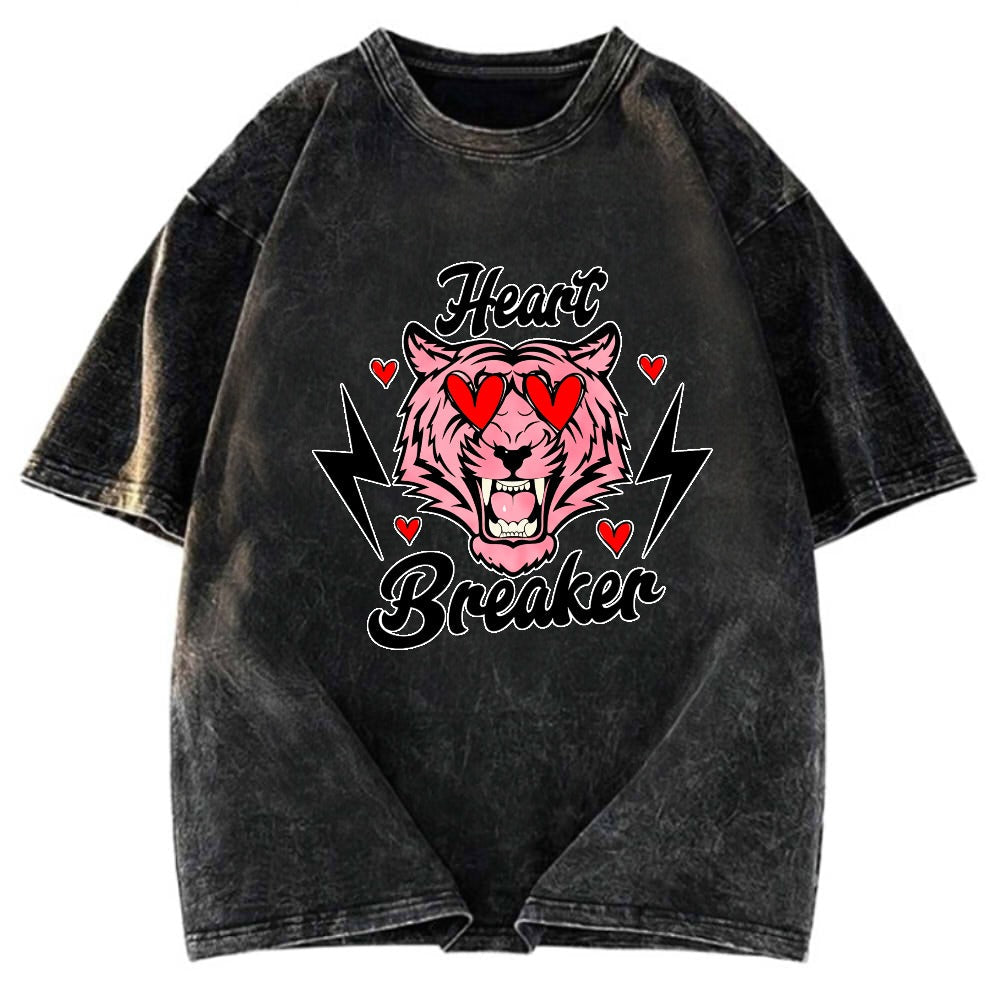 Tokyosol Heart Breaker Valentine Washed T-shirt