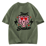 Tokyosol Heart Breaker Valentine Washed T-shirt