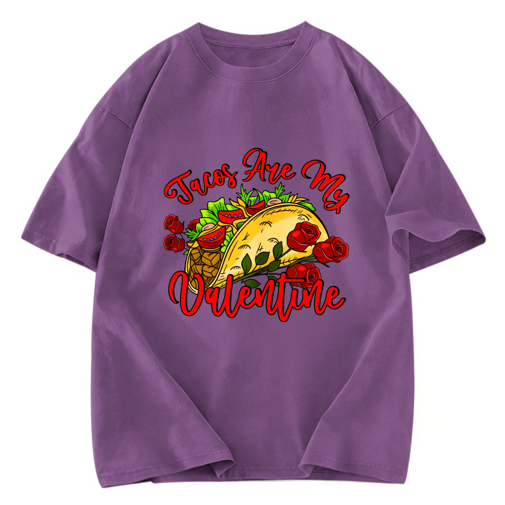 Tokyosol Tacos Are My Valentine Washed T-shirt