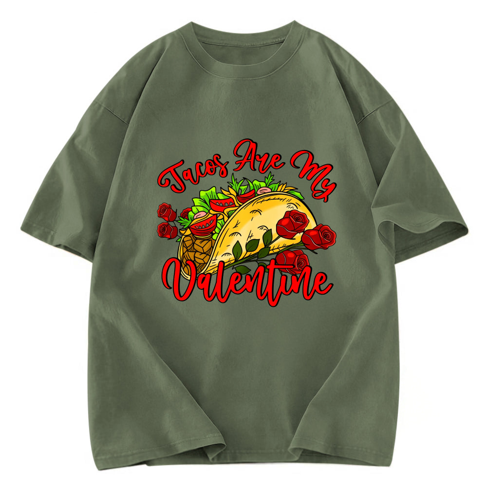 Tokyosol Tacos Are My Valentine Washed T-shirt