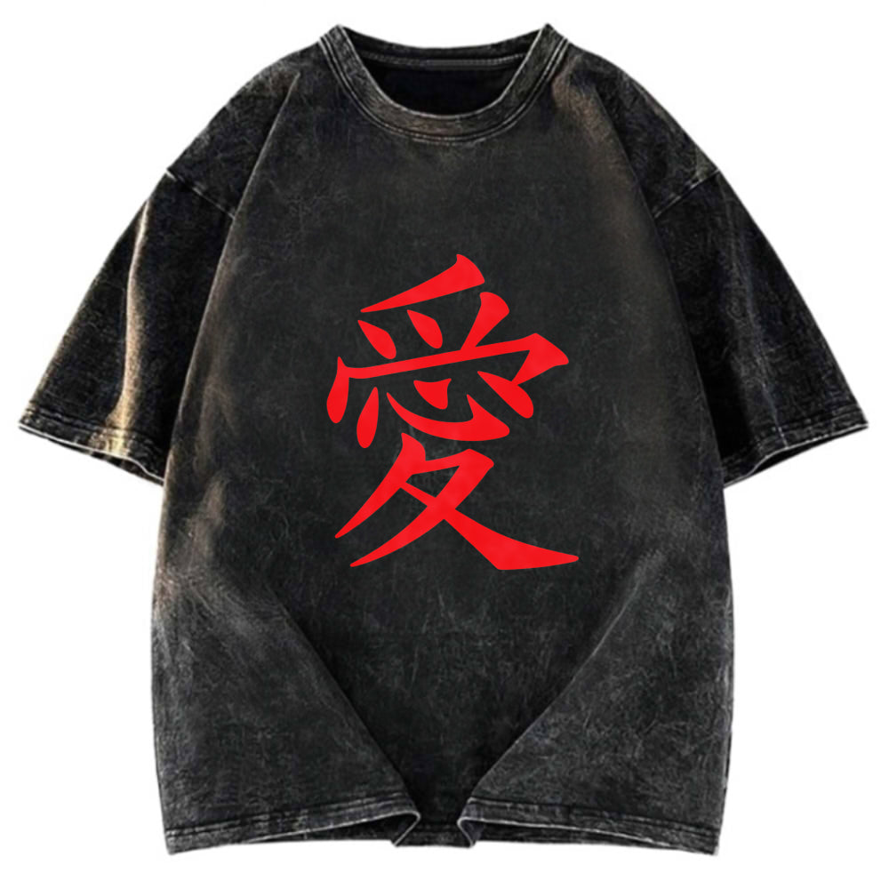 Tokyosol Love Kanji Washed T-Shirt