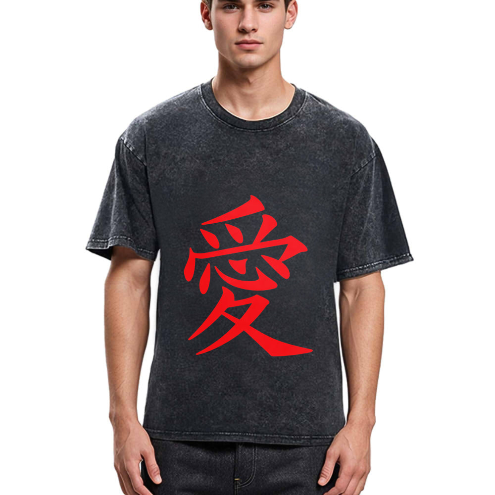 Tokyosol Love Kanji Washed T-Shirt