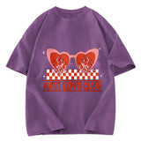Tokyosol Funny Valentine's Day Heartbreak Washed T-Shirt