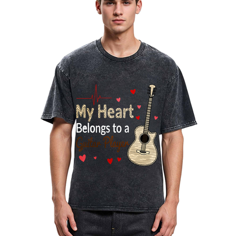Tokyosol Music Lover Valentine Valentine Washed T-shirt