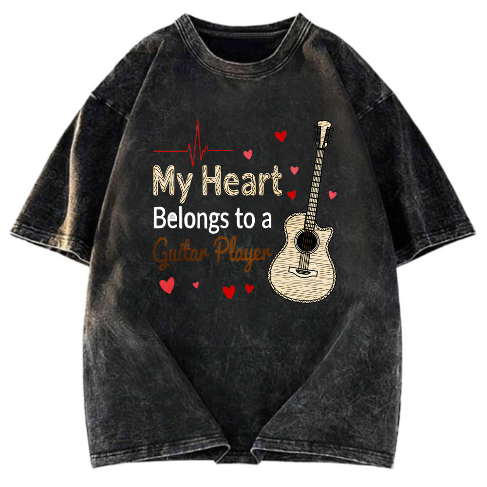 Tokyosol Music Lover Valentine Valentine Washed T-shirt