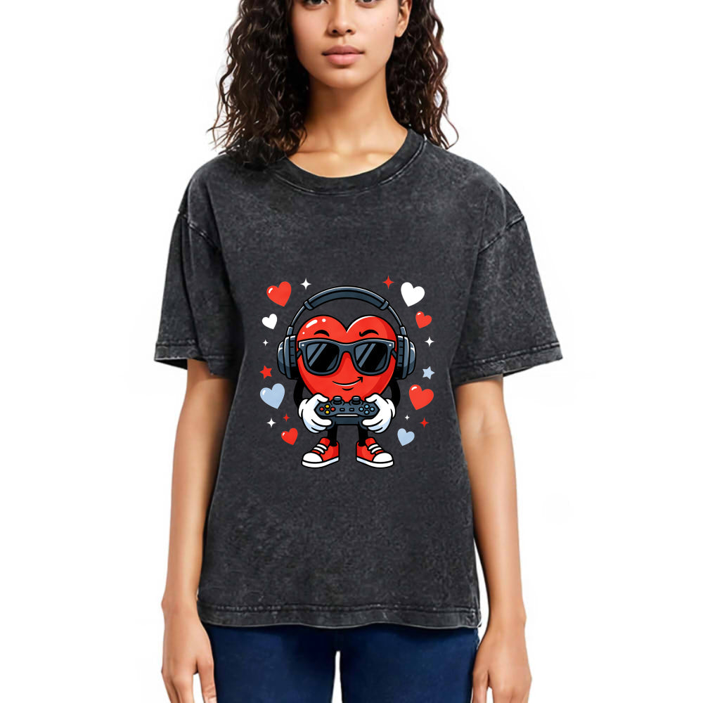 Tokyosol Gamer Valentine Washed T-shirt