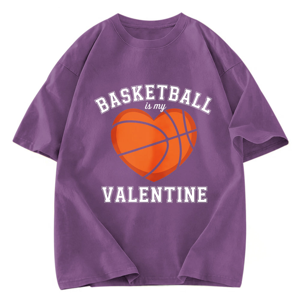 Tokyosol Basketball Is My Valentine Washed T-shirt