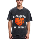 Tokyosol Basketball Is My Valentine Washed T-shirt